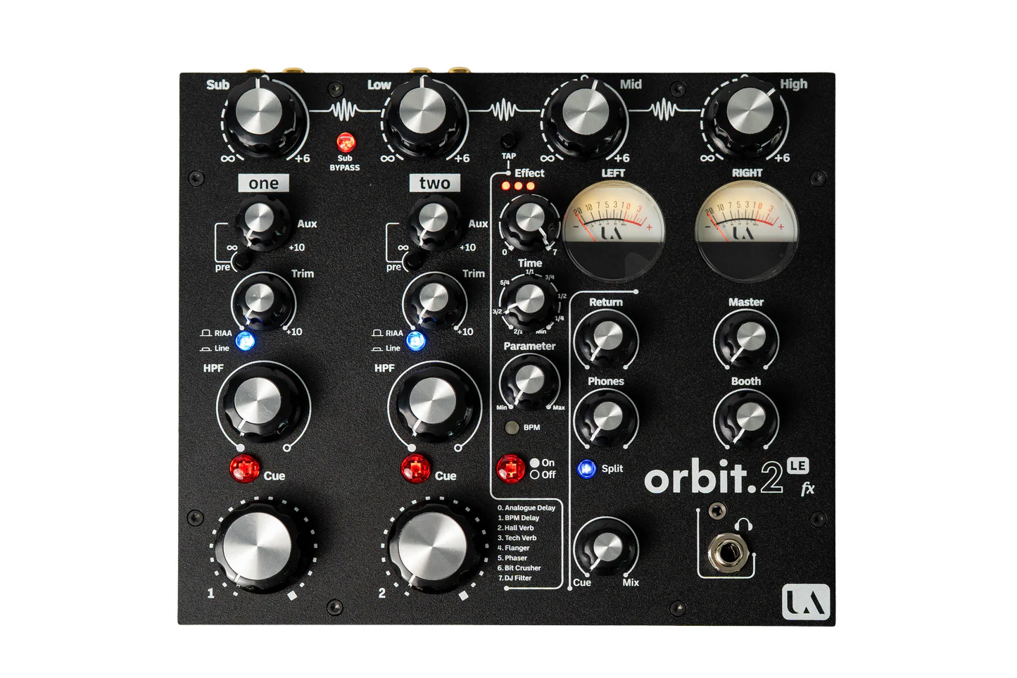 UNION AUDIOのロータリーミキサーが日本上陸！orbit.4 LE fx／four