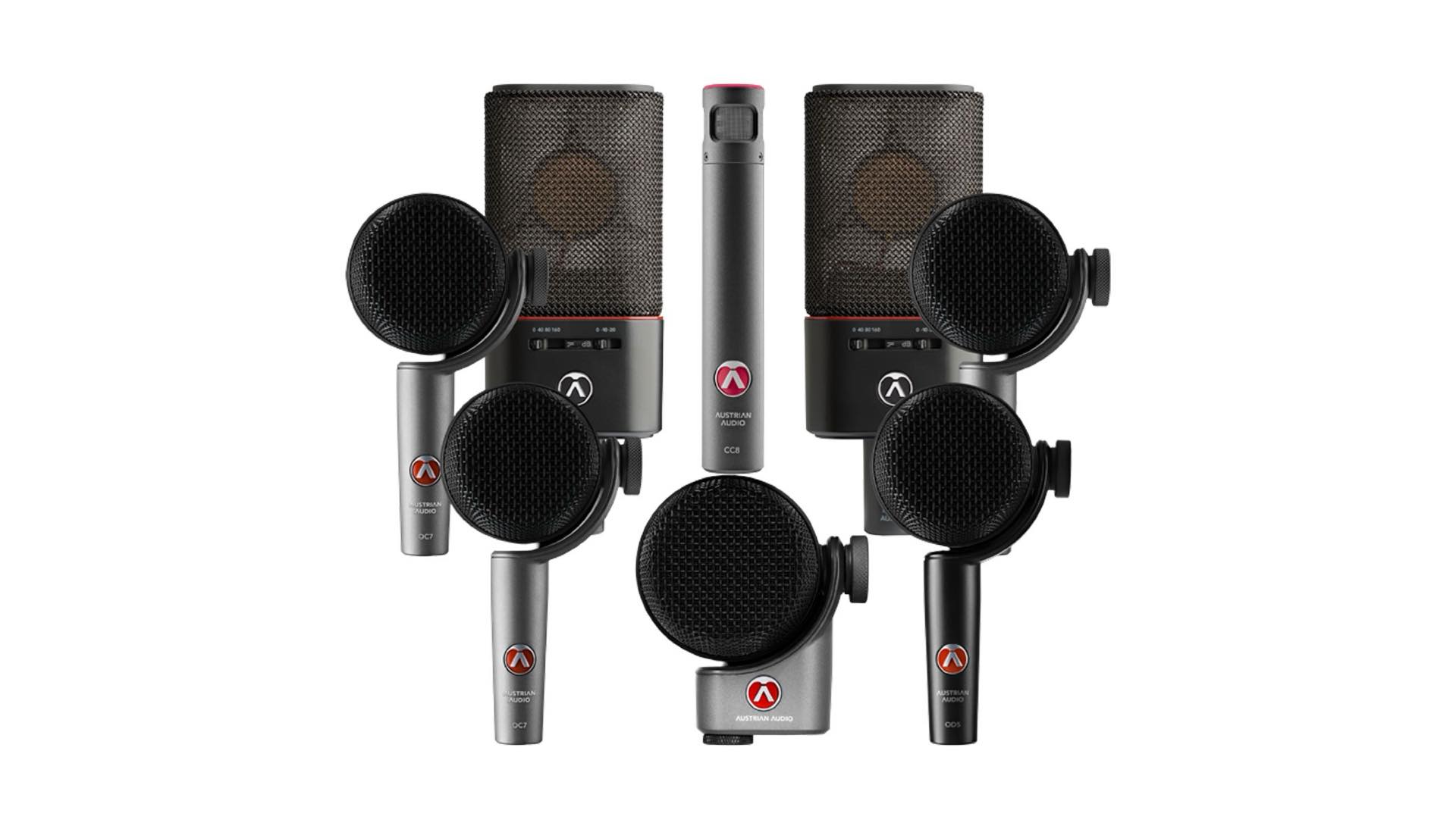 Austrian Audio DMK1 | あらゆる環境で妥協のないドラム・サウンドを実現するマイクロフォン・キット