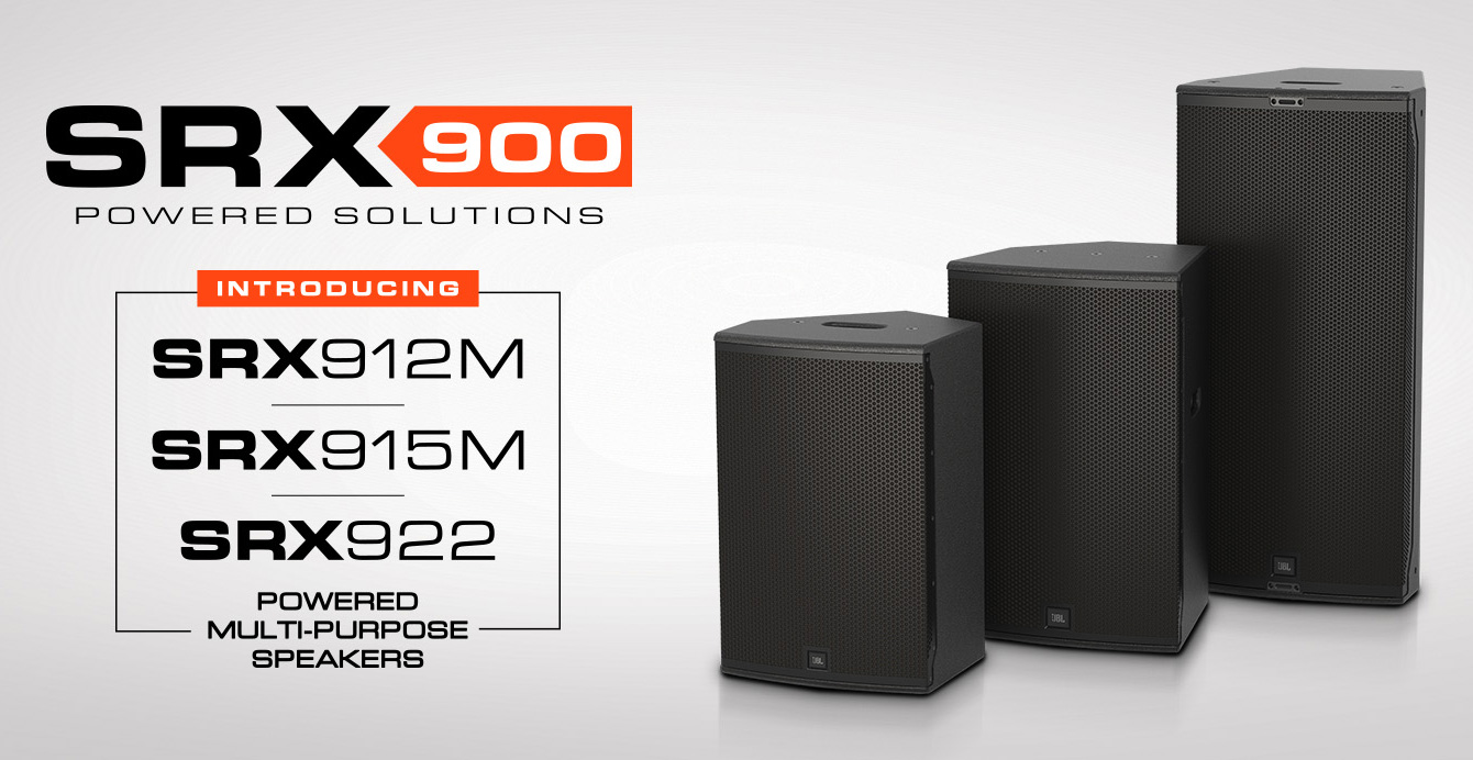 JBL SRX912M/SRX915M/SRX922 | SRX900シリーズと統合できる新ポイントソース・スピーカー登場