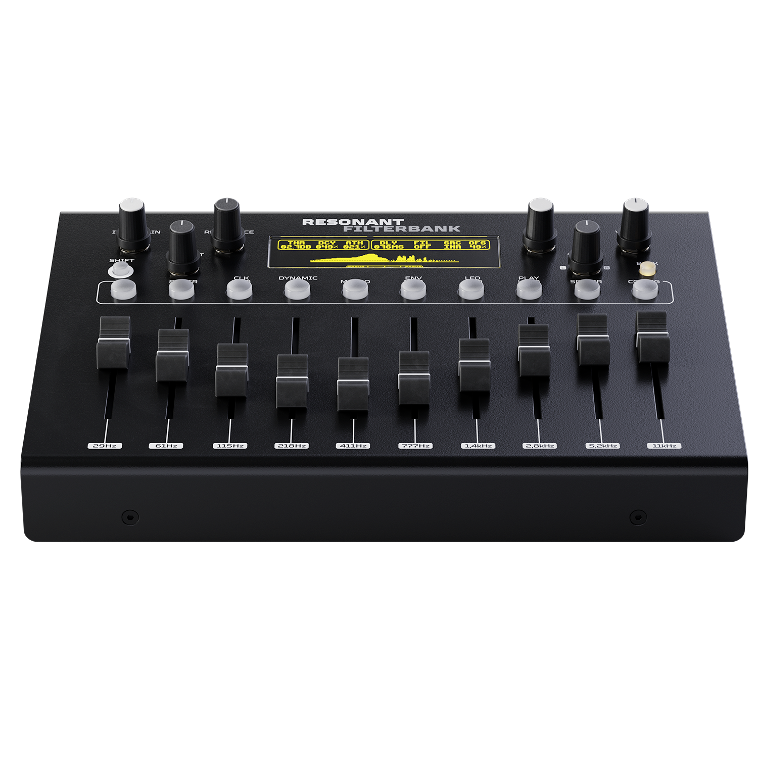 Erica Synths Resonant Filterbank | 10バンド搭載のアナログ・ステレオ・フィルターバンク