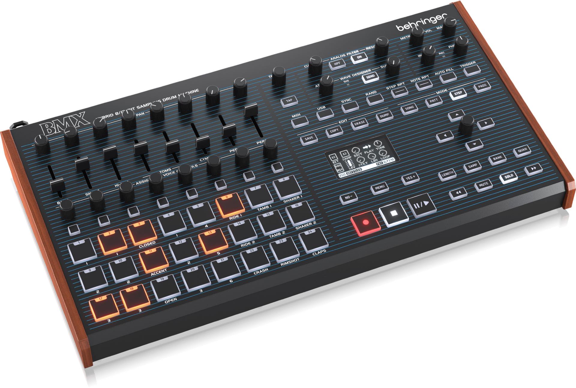 Behringer BMX | デジタルドラムマシンOberheim DMXのクローンモデル