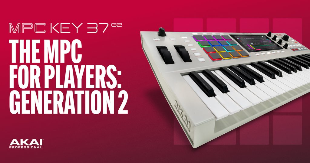 AKAI MPC Key 37 G2 | 37鍵とMPCパッドでフルソングまで単体で制作