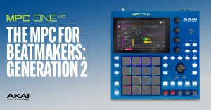 AKAI MPC One G2 | MPC3 OSとG2 8コアCPUでビートメイクから楽曲制作まで本体内で完結する進化したMPC