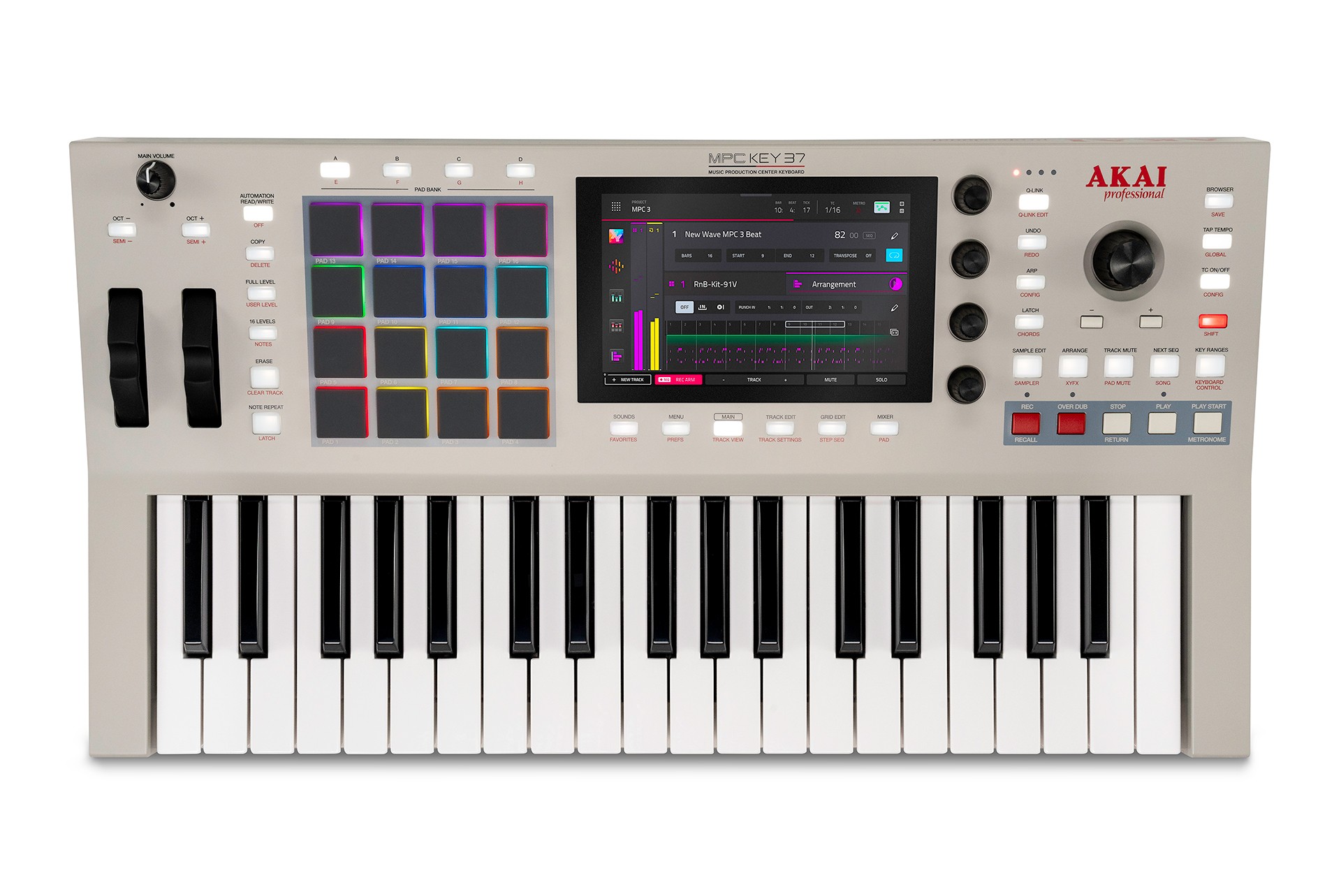 鍵盤楽器 AKAI MPC KEY 37 AKAI MPC Key 37 G2 | 37鍵とMPCパッドでフルソングまで単体で制作