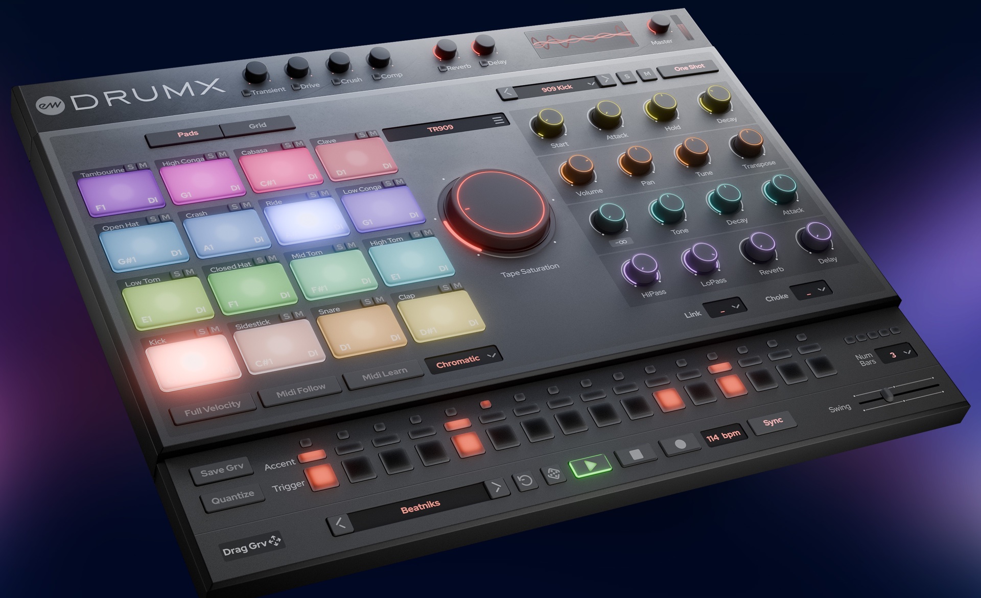 EastWest DrumX | Jimmy JamのグルーヴとTR-808からSP-12まで名機10