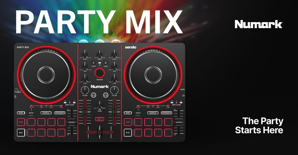 Numark Party Mix III | 内蔵LEDライトショーと専用Stemsコントロール