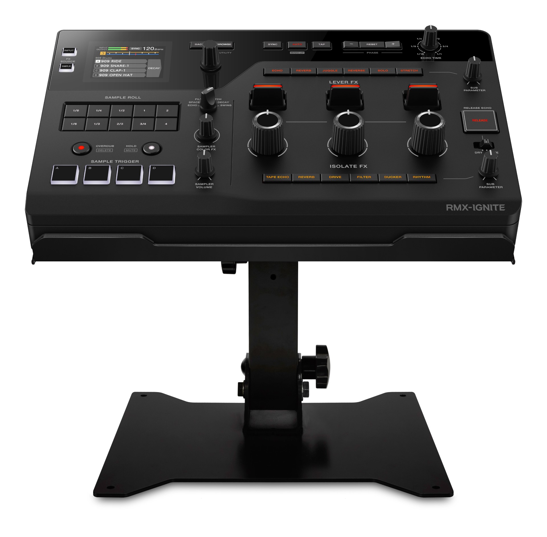 AlphaTheta DJC-STS2 | ブース環境やプレイスタイルに合わせて高さ・角度を調整できるDJスタンド AlphaTheta DJC-STS2 | ブース環境やプレイスタイルに合わせて高さ・角度を調整できるDJスタンド