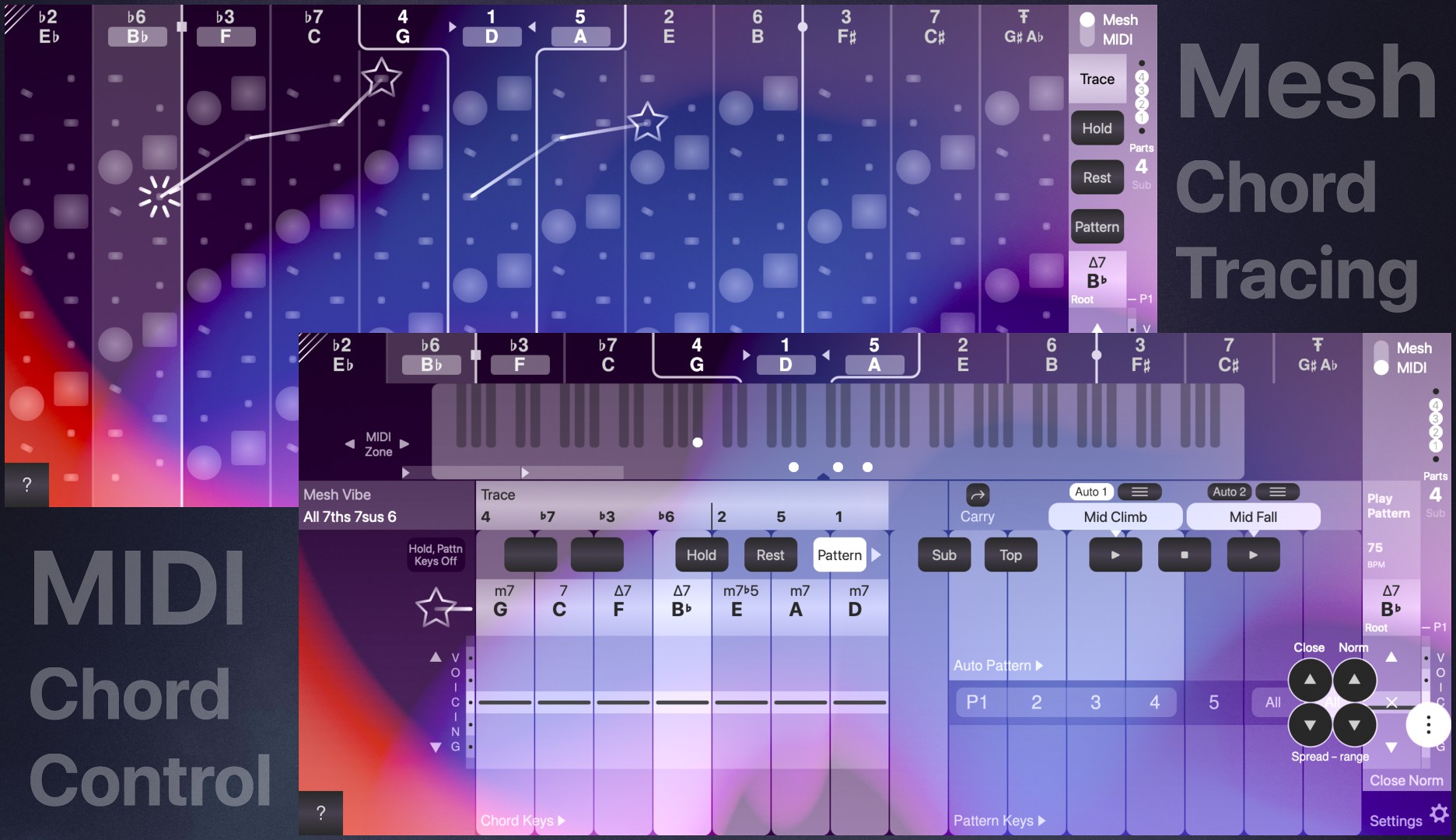 音楽理論を必須とせずコード進行を組み立てるMIDIプラグイン「ChordAXE」