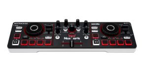 Numark MixTrack Go | Bluetooth MIDI対応、スマートフォンやタブレットからワイヤレスにDJプレイできるコンパクトな2デッキDJコントローラー