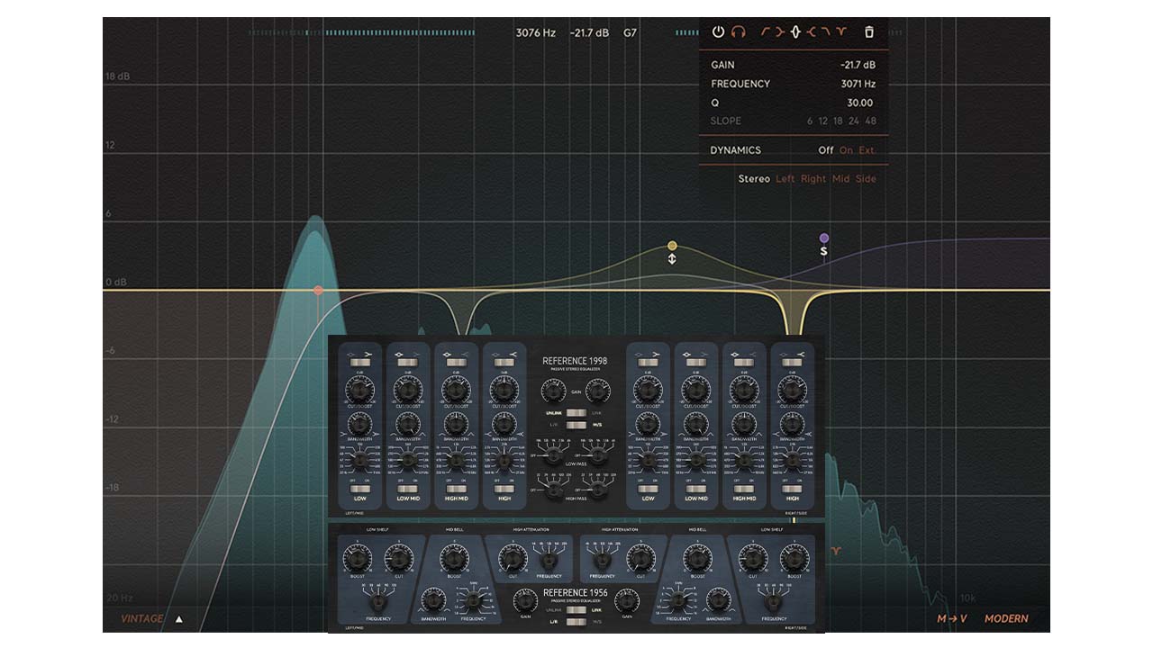 Softube「Reference 1956 / 1998 Equalizer」｜クラシック・パッシブEQの質感をDAWに再現