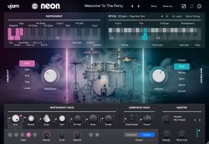 UJAM「Virtual Drummer NEON」 | 80sのニューディスコから現代のダンス／ポップスに最適化されたドラム音源