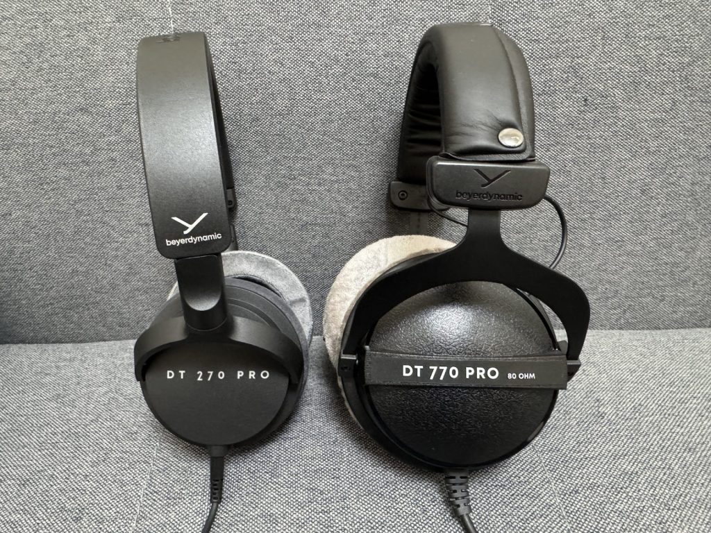 beyerdynamic DT 270 PRO 実機レビュー｜軽量・コンパクトで高音質な