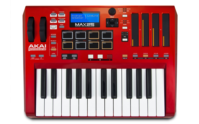 AKAI Professional MIDIキーボードコントローラー 25鍵 Amazon | Akai Professional USB MIDIキーボードコントローラー