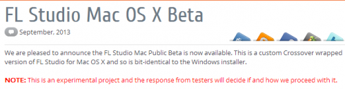 FLのMac OS X版が公開