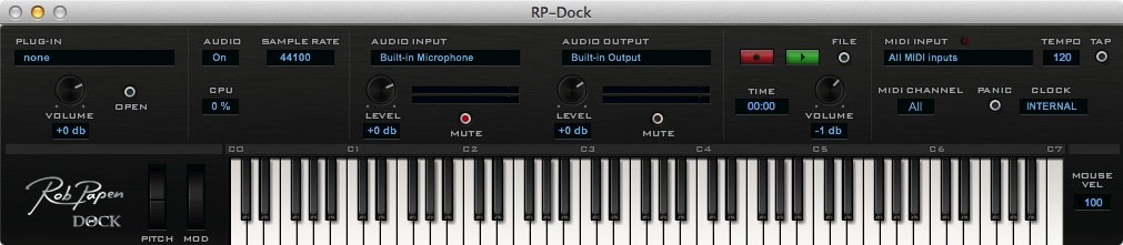 Rob Papenプラグイン専用のスタンドアロンプレイヤー「RP-Dock」を使ってみました