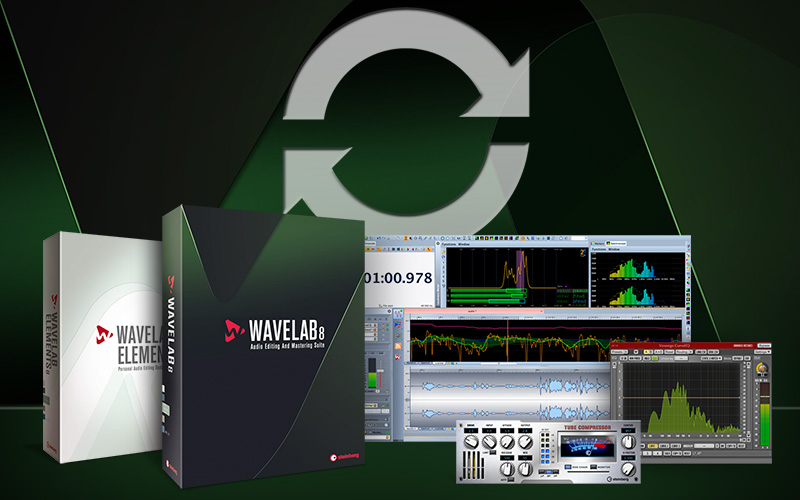 Steinberg WaveLab 8.0.2 アップデート / 体験版ダウンロード開始