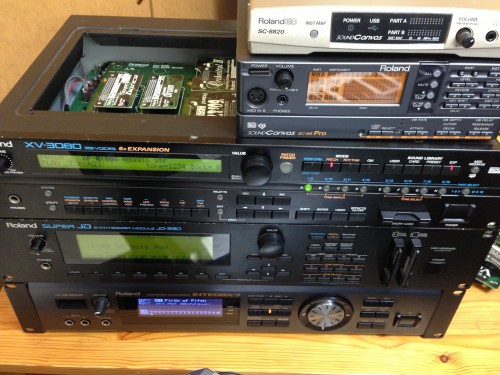 ローランドの歴代音源モジュール、SC-88Pro、XV-3080、JD-990、INTEGRA-7を聴き比べてみる