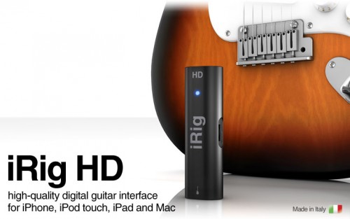IK Multimedia iRig HD 発売！24bit対応の高音質iOS用ギターインターフェース