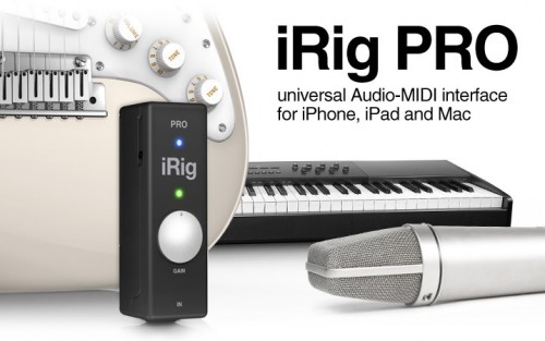 IK Multimedia iOSデバイス対応オーディオMIDIインターフェース「iRig PRO」発表