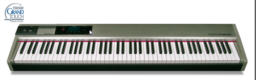 本格派ハンマー・アクション鍵盤を採用したStudiologic「Numa Nano」