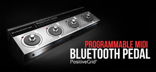 米国Positive Grid LLC社のBluetooth MIDI フット・コントローラー「BT-2/BT-4」発売