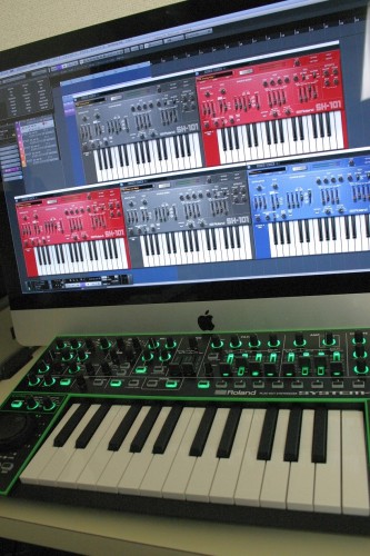 AIRAシリーズのプラグアウト・シンセサイザーSystem-1発売決定