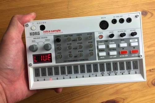 【レビュー】KORGのデジタル・サンプル・シーケンサー「VOLCA SAMPLE」を試してみた