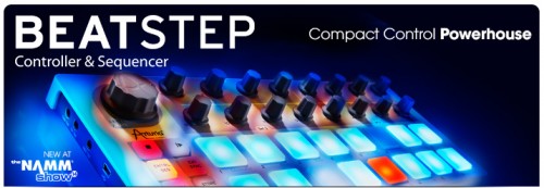 【The NAMM Show 2014】 Arturiaがステップシーケンサー内蔵のMIDIコントローラー「BEATSTEP」を発表