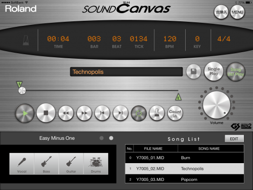 SOUND Canvas for iOS2