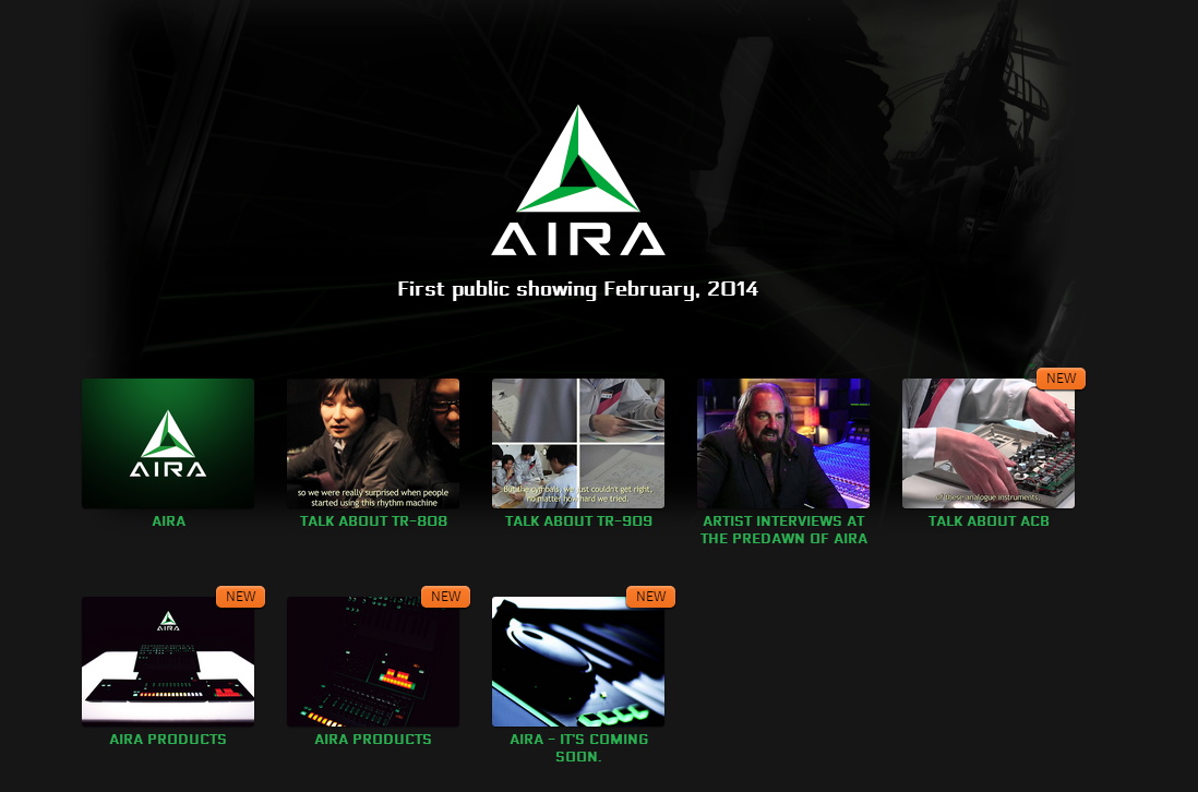 ローランドが謎の製品？「AIRA」のティーザー・ムービーを公開中・・勝手に想像してみました