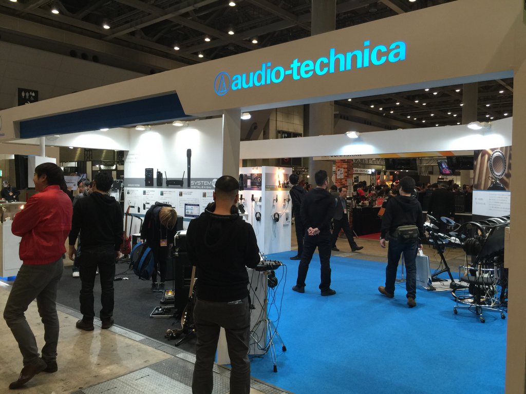 【楽器フェア】Audio-Technica/オーディオテクニカ　ブース レポート