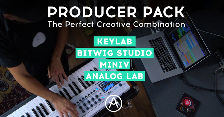 キーボードコントローラー「KEYLAB」とDAWソフト「BitWig Studio」のバンドル「KEYLAB PRODUCER PACK」シリーズ発売