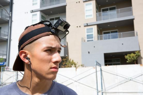 ウェアラブル・カメラGoPro専用のバイノーラルマイク Roland WEARPRO Mic