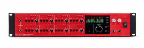 8つの マイクプリアンプと26イン28アウトのThunderbolt オーディオインターフェイス Focusrite Clarett 8preX
