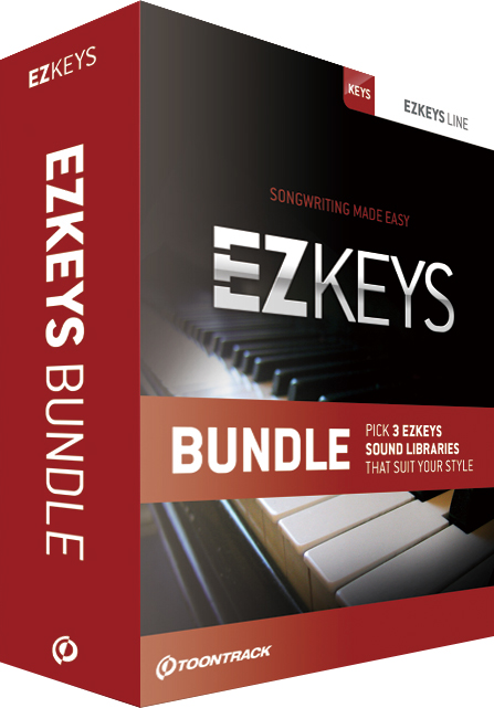 即戦力ピアノ音源「EZ KEYS」シリーズ3タイトルのお得なバンドルセット EZ KEYS BUNDLE