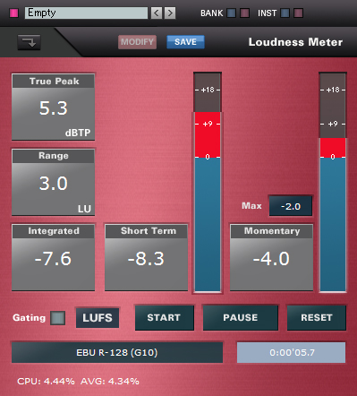 LoudnessMeter