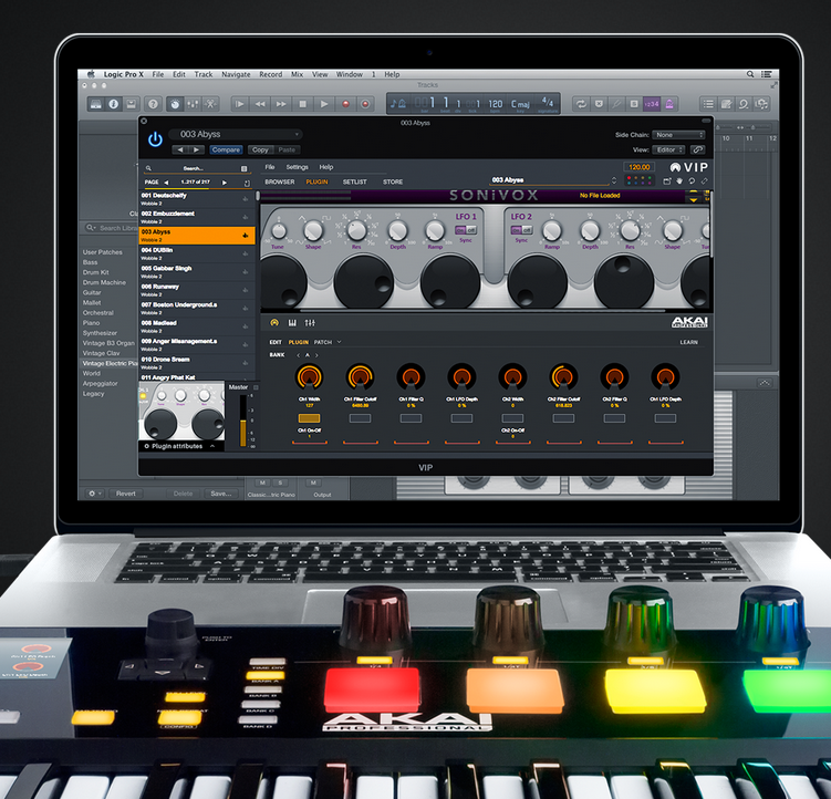 USB MIDI キーボード・コントローラー AKAI 「Advance Keyboard