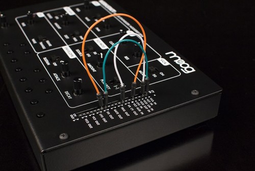 MOOG の組立シンセキット WERKSTATT-01