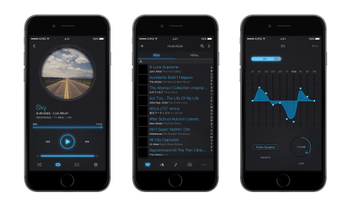 KORGがiPhoneアプリのハイレゾ音楽プレイヤー iAudioGate を発表