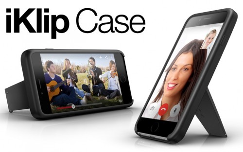 スタンド機能を備えたiPhone 6、iPhone 6 Plus対応の保護ケース IK Multimedia iKlip Case