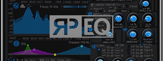 「サチュレーション」を搭載したEQプラグイン ROB PAPEN RP-EQ