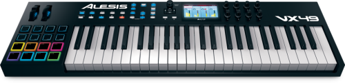 49鍵 フルカラーディスプレイ USB/MIDI コントローラー ALESIS VX49