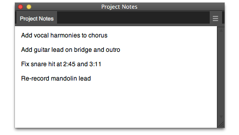 project-notes