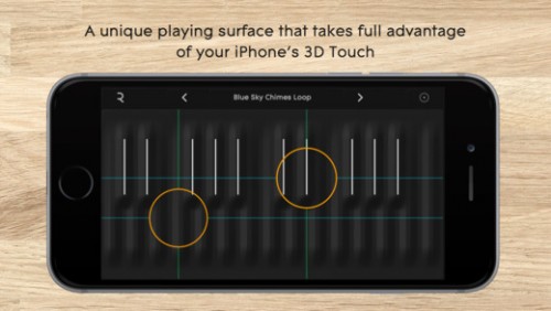 5次元コントロールが可能なシンセ iOS アプリ ROLI NOISE 5D