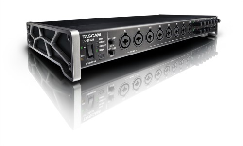 USB3.0で192kHz動作に対応した20 IN 20 OUTオーディオ/MIDI インターフェース TASCAM US-20X20