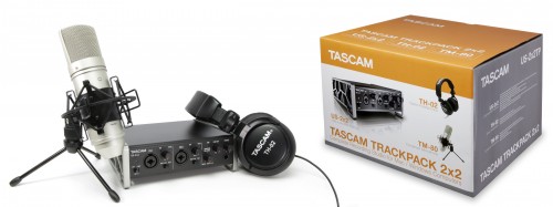 今日からレコーディングがはじめられる パッケージ TASCAM TRACKPACK 2×2