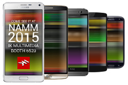 Androidもゼロ・レイテンシー！IK Multimediaがデジタル・オーディオ・ソリューションをWinter NAMM 2015で公開予定