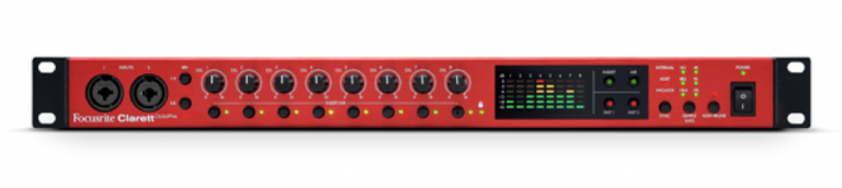 スタンドアローンプリアンプを搭載したデジタルコンバーター Focusrite Clarett Octopre