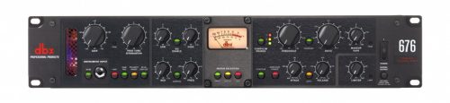 真空管マイクロホンプリアンプ、イコライザー、コンプレッサー/リミッターを搭載した1chチャンネルストリップ  dbx 676