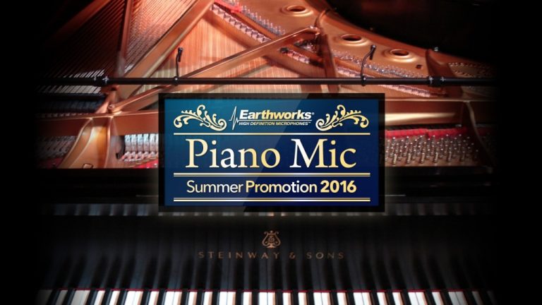 Earthworks の PianoMic「PM40」「PM40T」が 20%OFF キャンペーン！